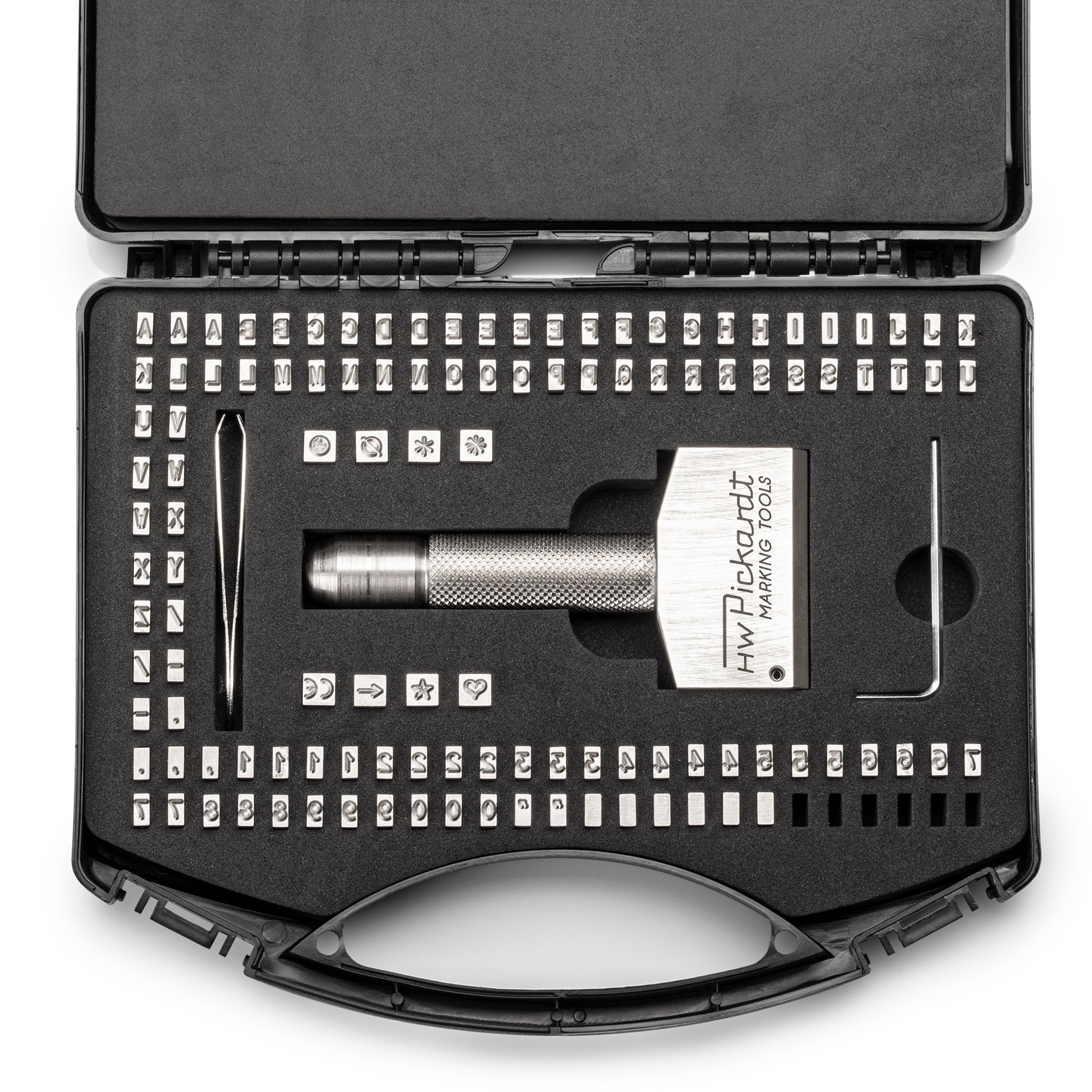 Infinity Stamps, Inc. - Steel Type Holder 1/16-3/16 Char.